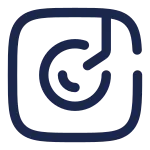 Turntable Minimalistic SVG Icon